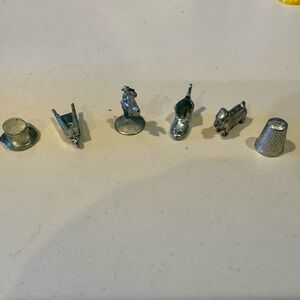 Silver Game Piece Collection